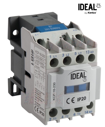Contattore 3P+1NO 18A 24V KCP-18-24